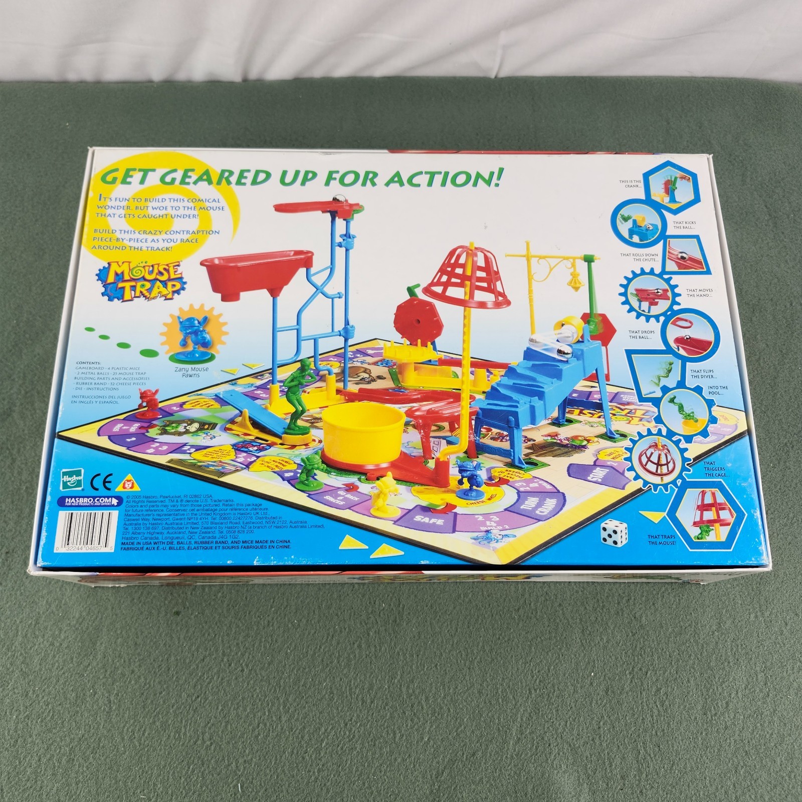 Milton Bradley Hasboro 2005 Mouse Trap Board Game #04657 Complete in Box