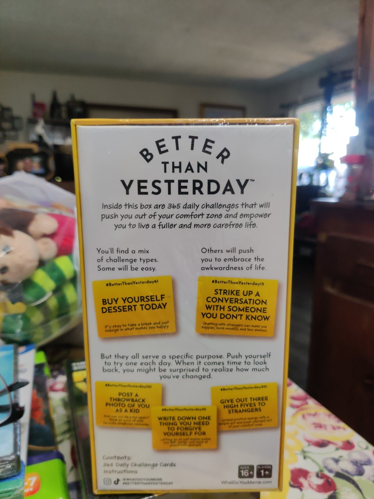 Better Than Yesterday Card Game 365 Daily Challenges SEALED By: WHAT DO YOU MEME