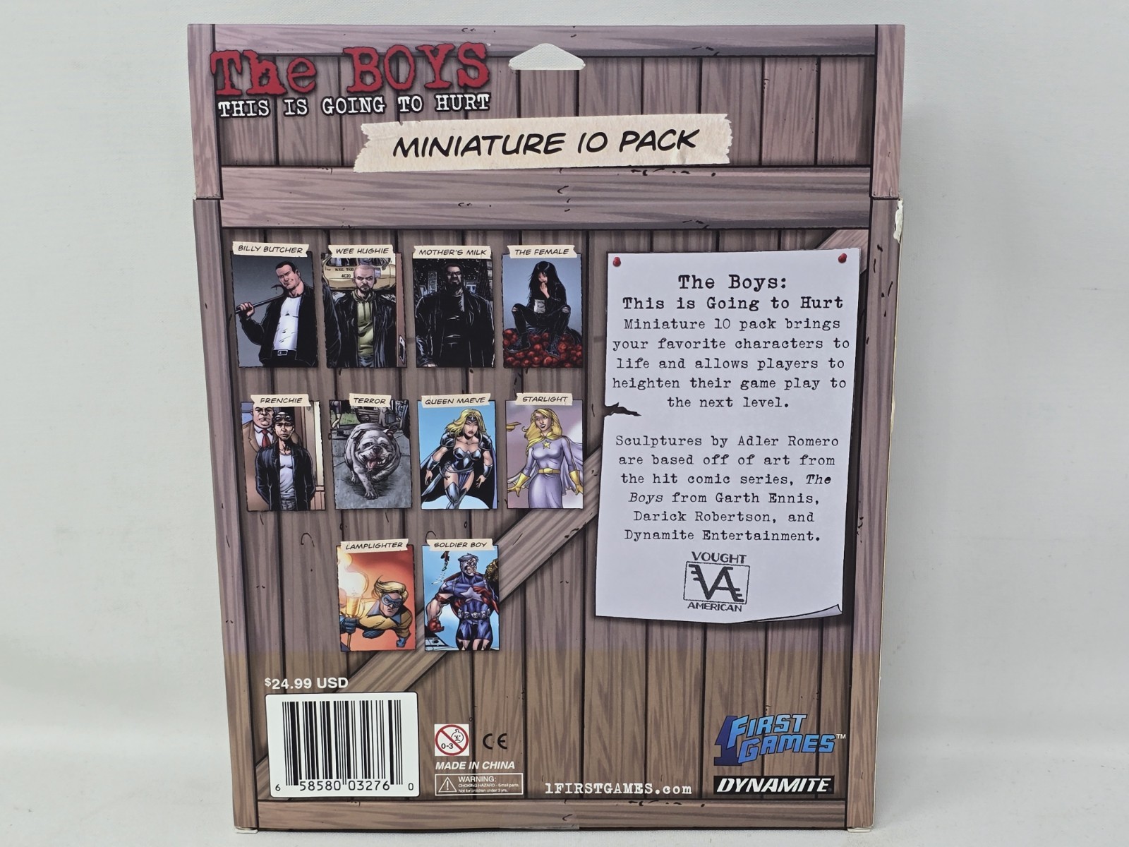 Miniature 10 Pack for The Boys: This Is Going to Hurt Board Game by 1First Games