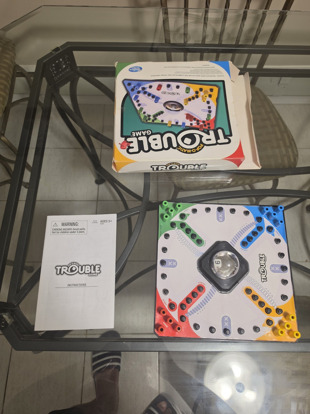 Hasbro Trouble Board Game for Kids Ages 5+, 2-4 Players