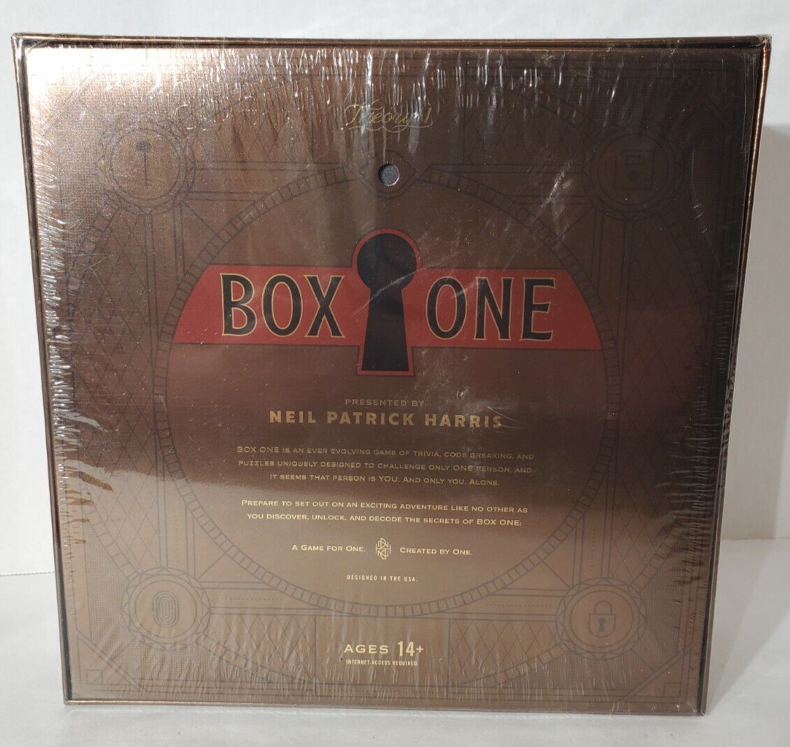 Box One Presented By Neil Patrick Harris Game Theory 11 Sealed New