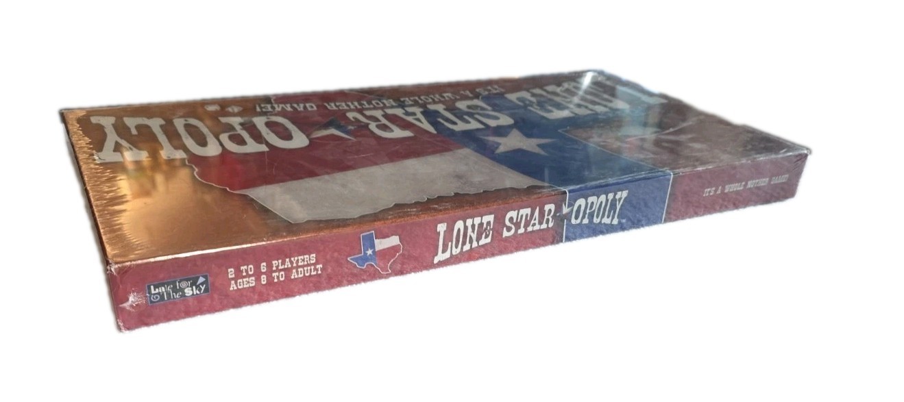 Lone Star Opoly The Texas Themed Monopoly Game New and Sealed