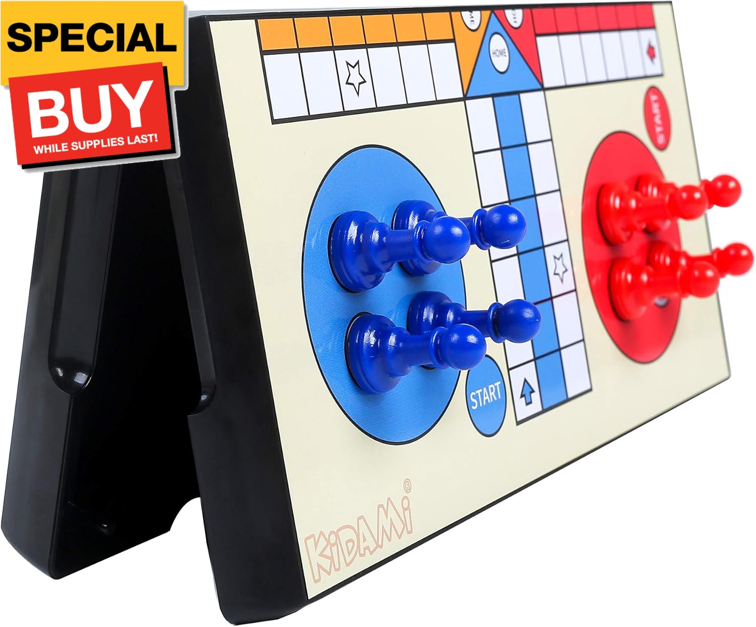 Ludo Magnetic Board Game Set, Folding and Light-Weight for Carrying, Gift for Al