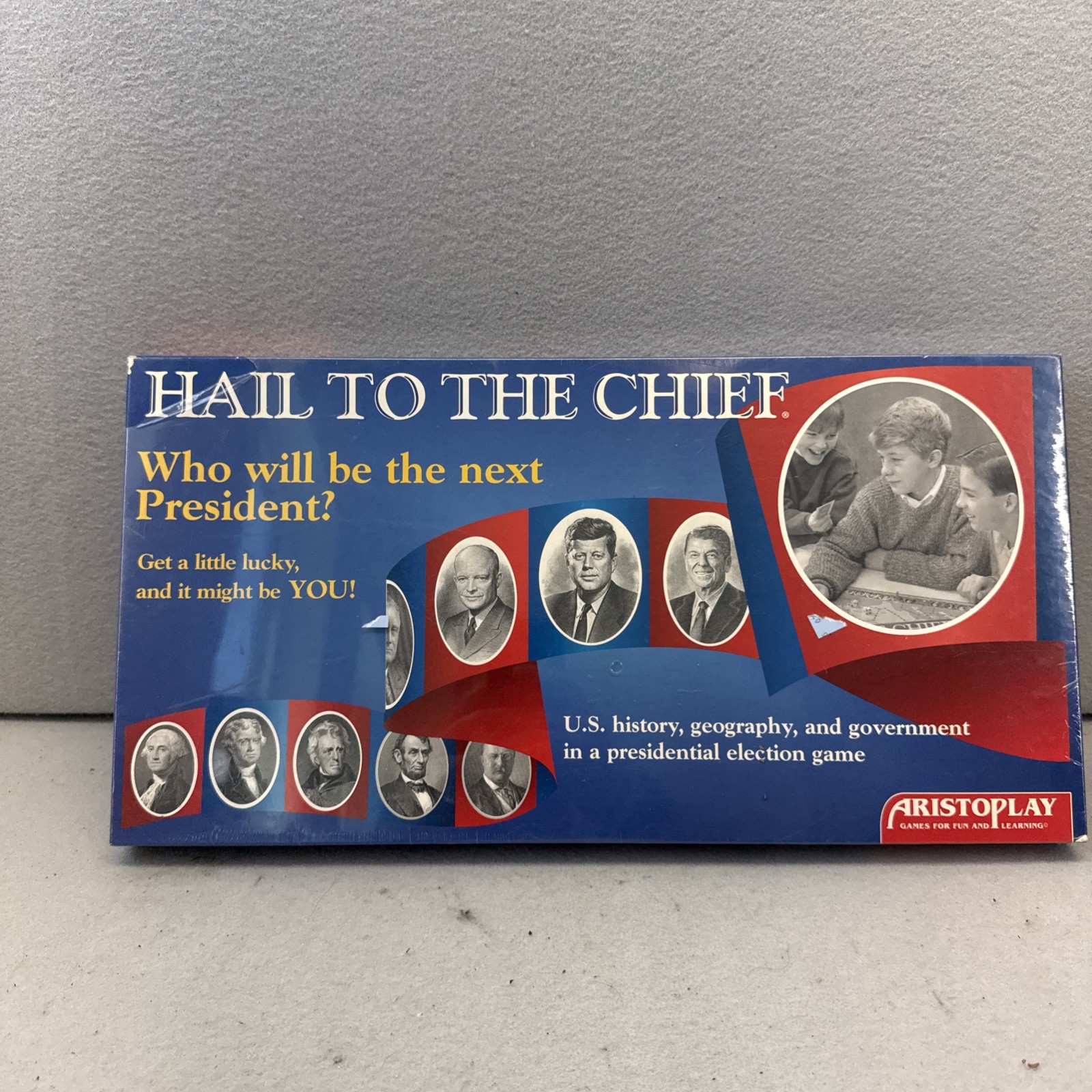 Hail To The Chief Presidential Election Board Game Factory Sealed Aristoplay