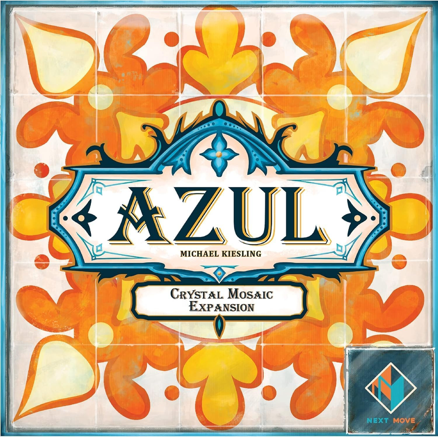 Asmodee Azul Crystal Mosaic Board Game EXPANSION – Tile-Placement Strategy, Fami