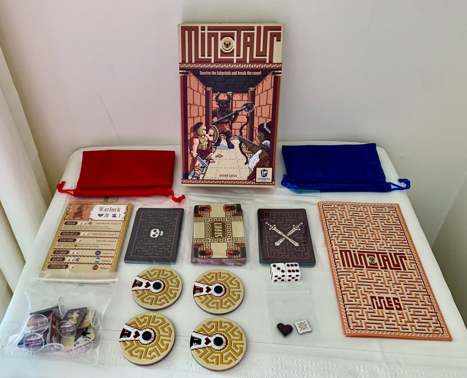Minotaur Board Strategy Game 1-4 Players 14+ Gerrod Garcia Lynnvander Studios