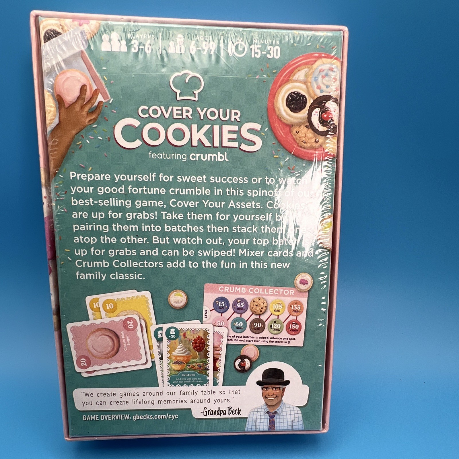 Grandpa Beck’s Games Cover Your Cookies Card Game, 3-6 Players, Ages 6+, 2022