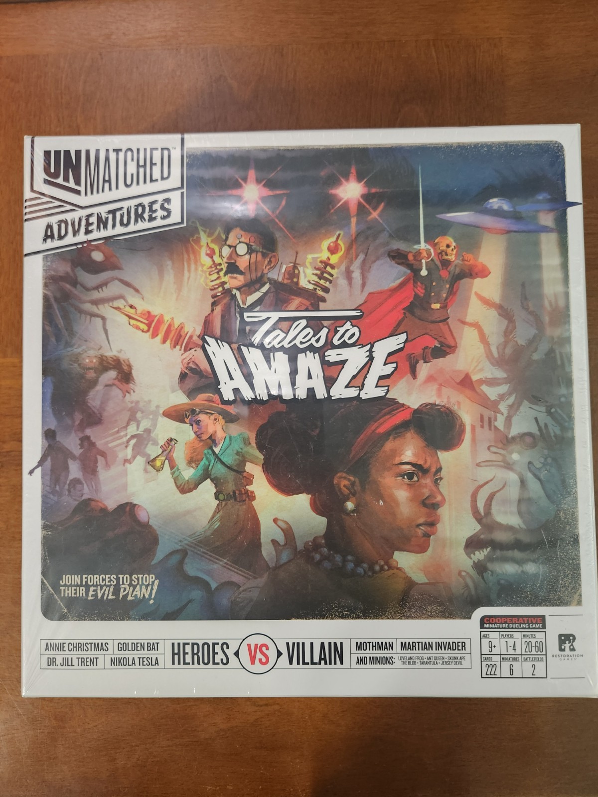 Restoration Unmatched Adventures: Tales to Amaze Heroes Vs. Villain NEW, SEALED