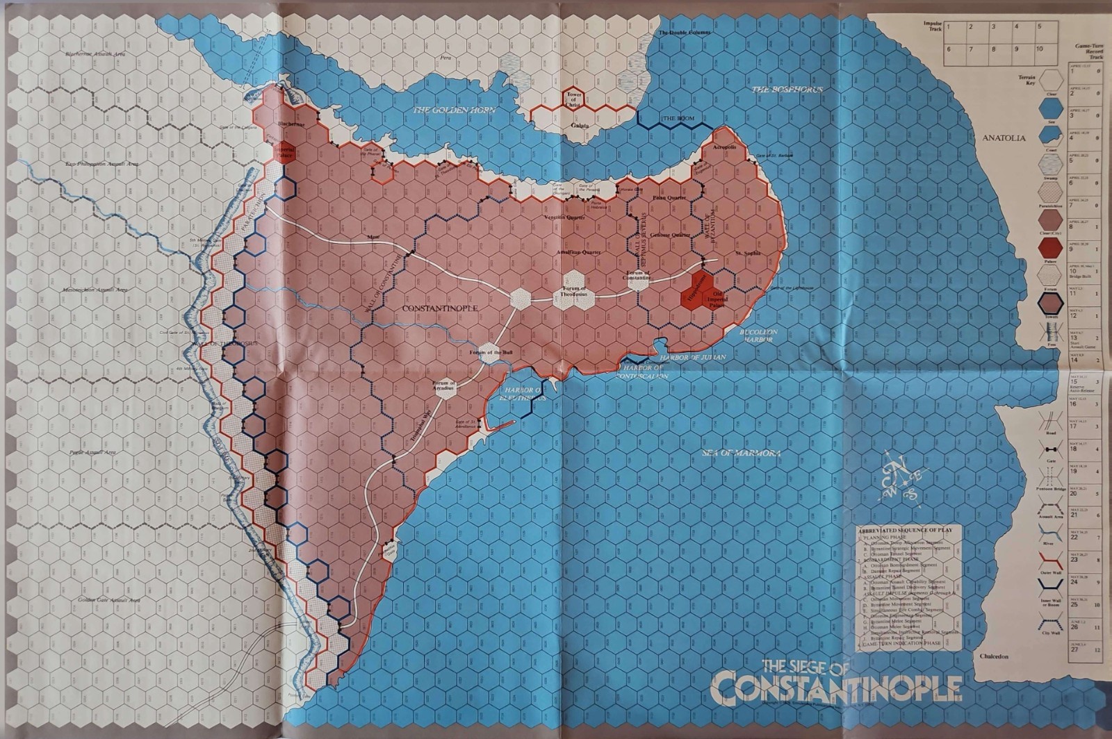 VTG Strategy & Tactics #66 SIEGE OF CONSTANTINOPLE: End of Middle Ages UNPUNCHED