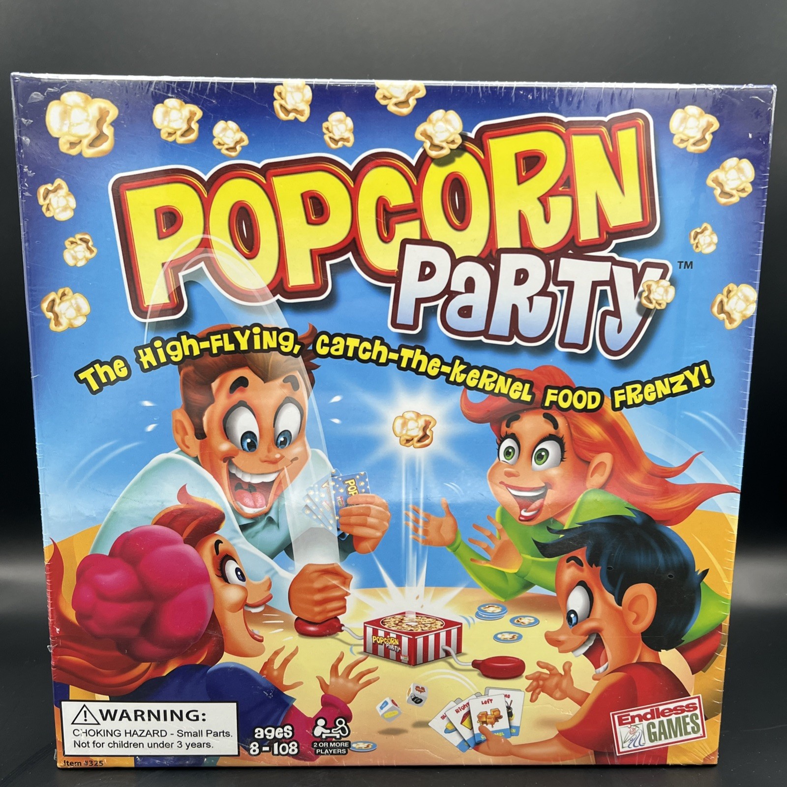 Popcorn Party Board Game Family Fun Complete Endless Games- New, Sealed!