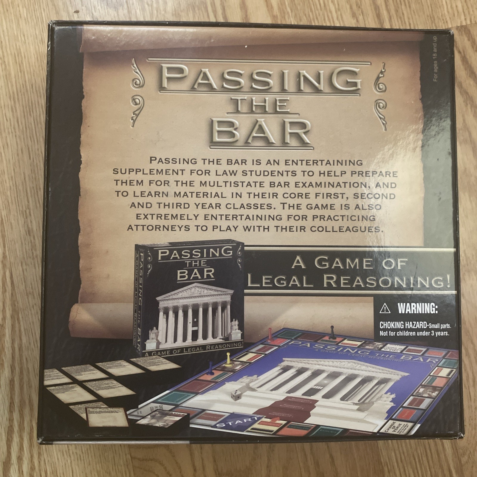 2009 PASSING THE BAR BOARD GAME by P&R Educational Games LAW COMPLETE ~ Nice
