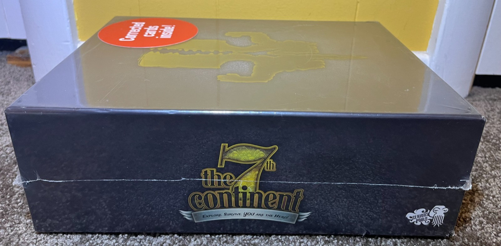 LOT – The 7th Continent board game + What Goes Up expansion NEW, NIS