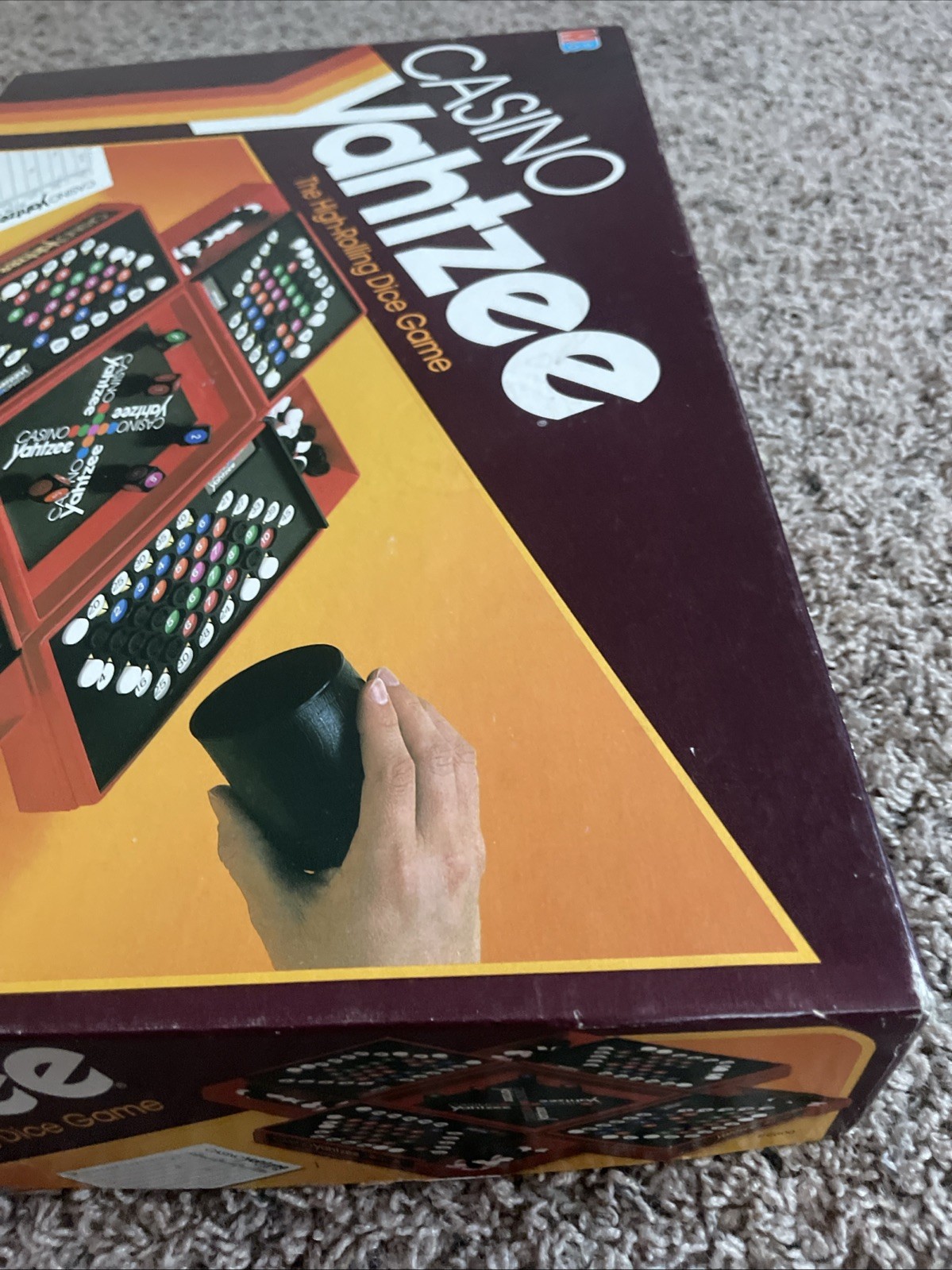 Vintage 1986 Casino Yahtzee Game by Milton Bradley 100% COMPLETE Nice!