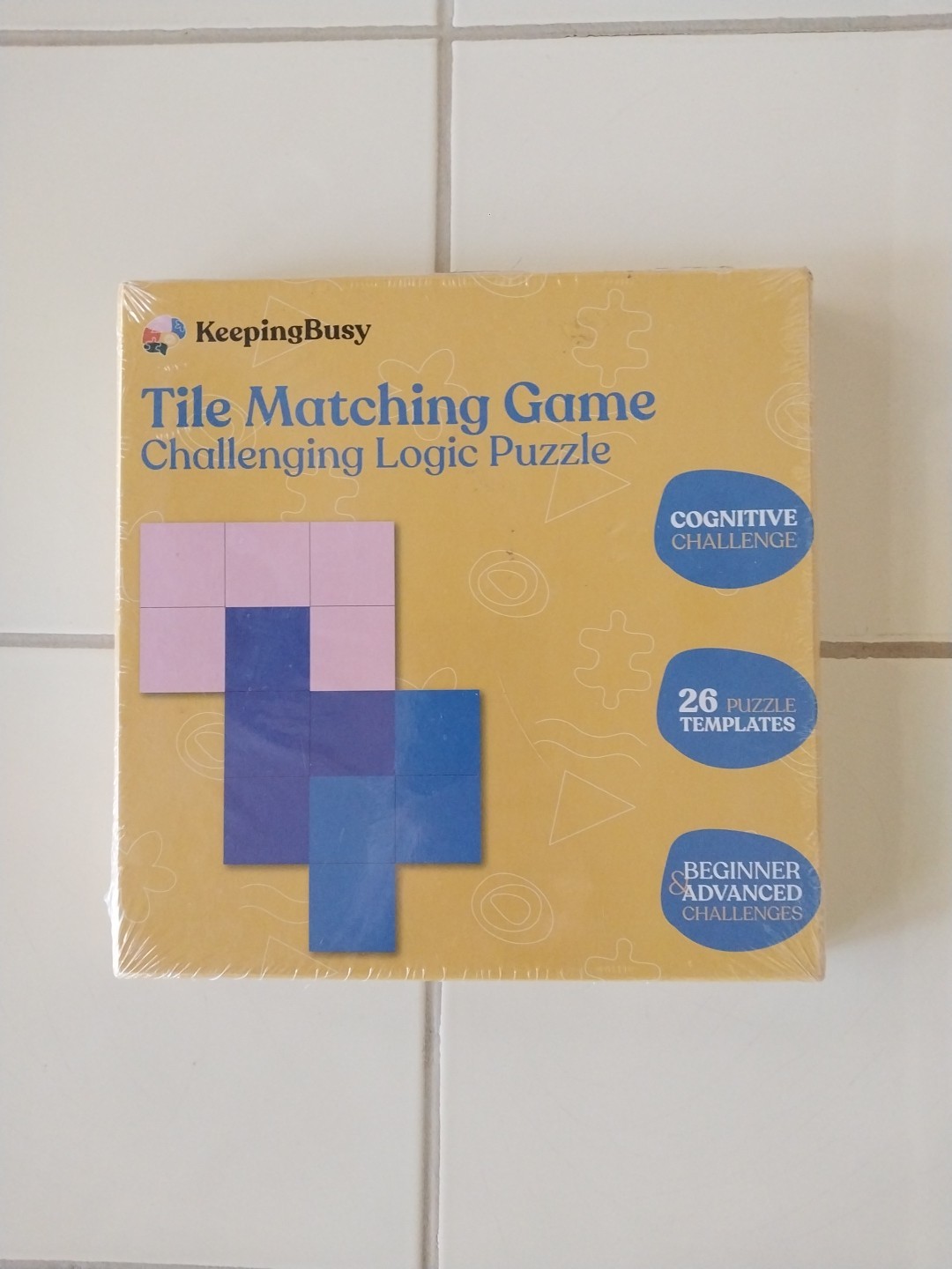 Keeping Busy Tile Matching Cognitive Game Puzzle Adults Dementia Sealed New