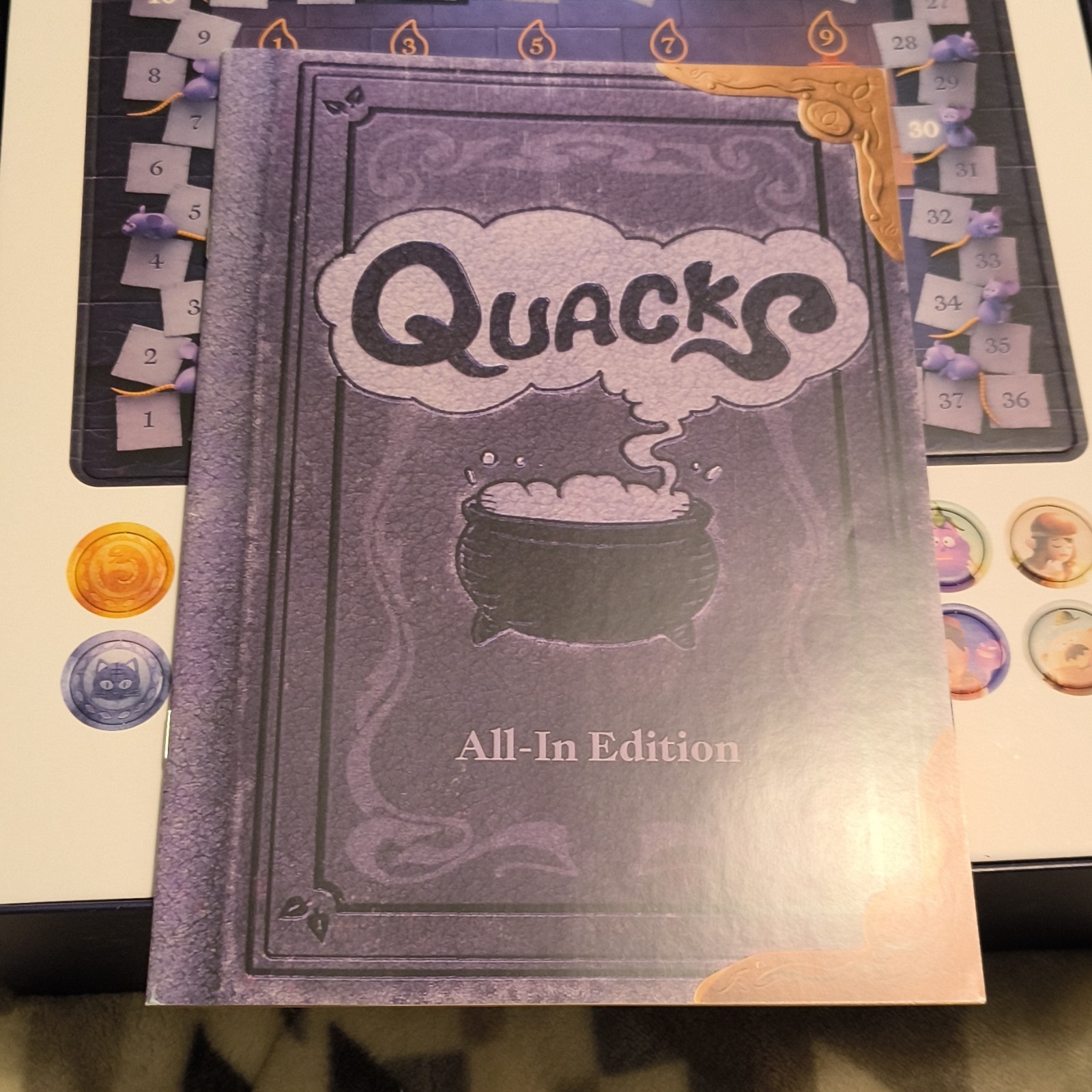 Schmidt Spiele Quacks All-In Edition Board Game Potion Brewing Complete 2023