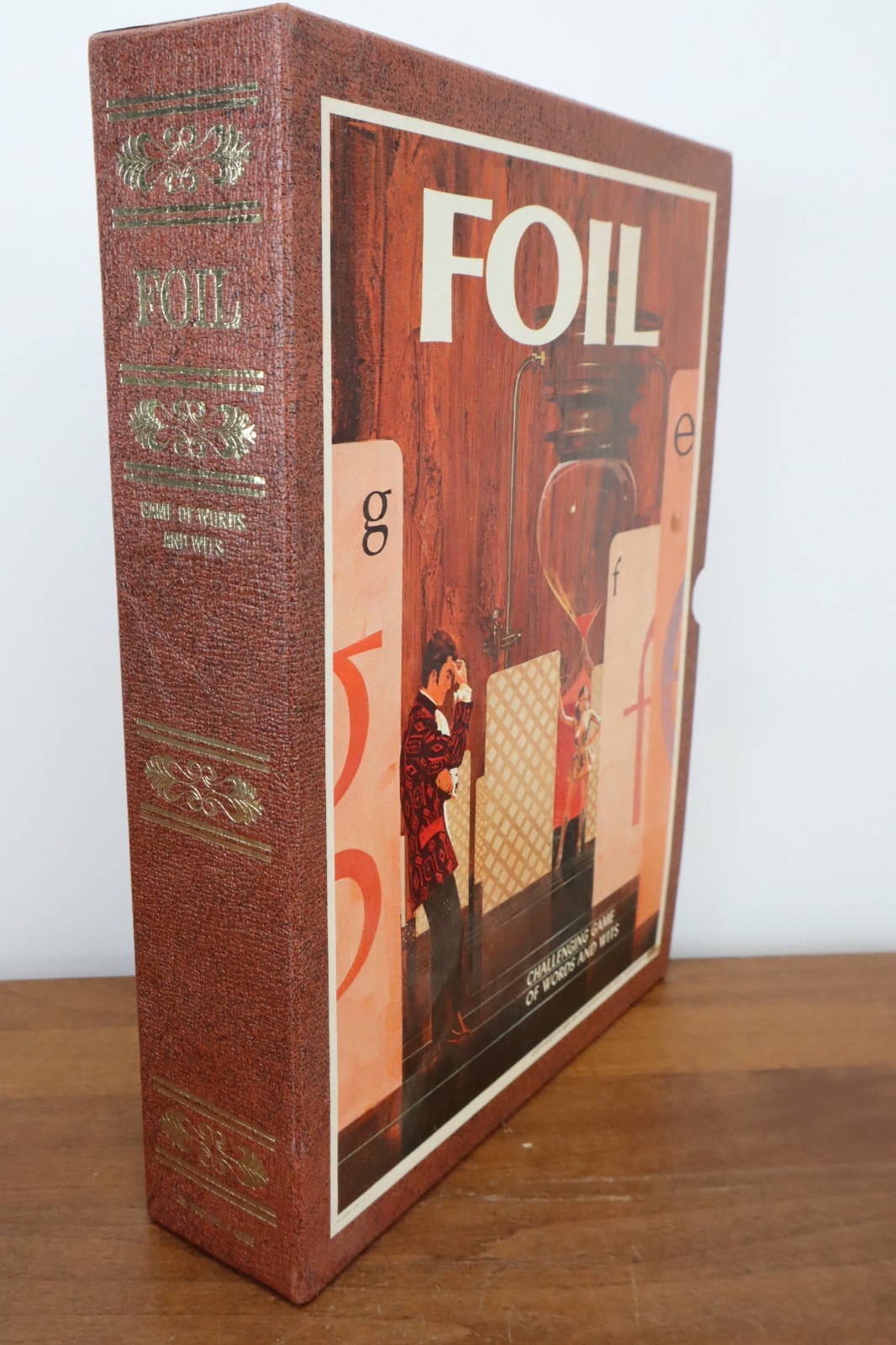 NEW Vintage 1968 FOIL 3M Bookshelf Game of Words & Wits SEALED Cards