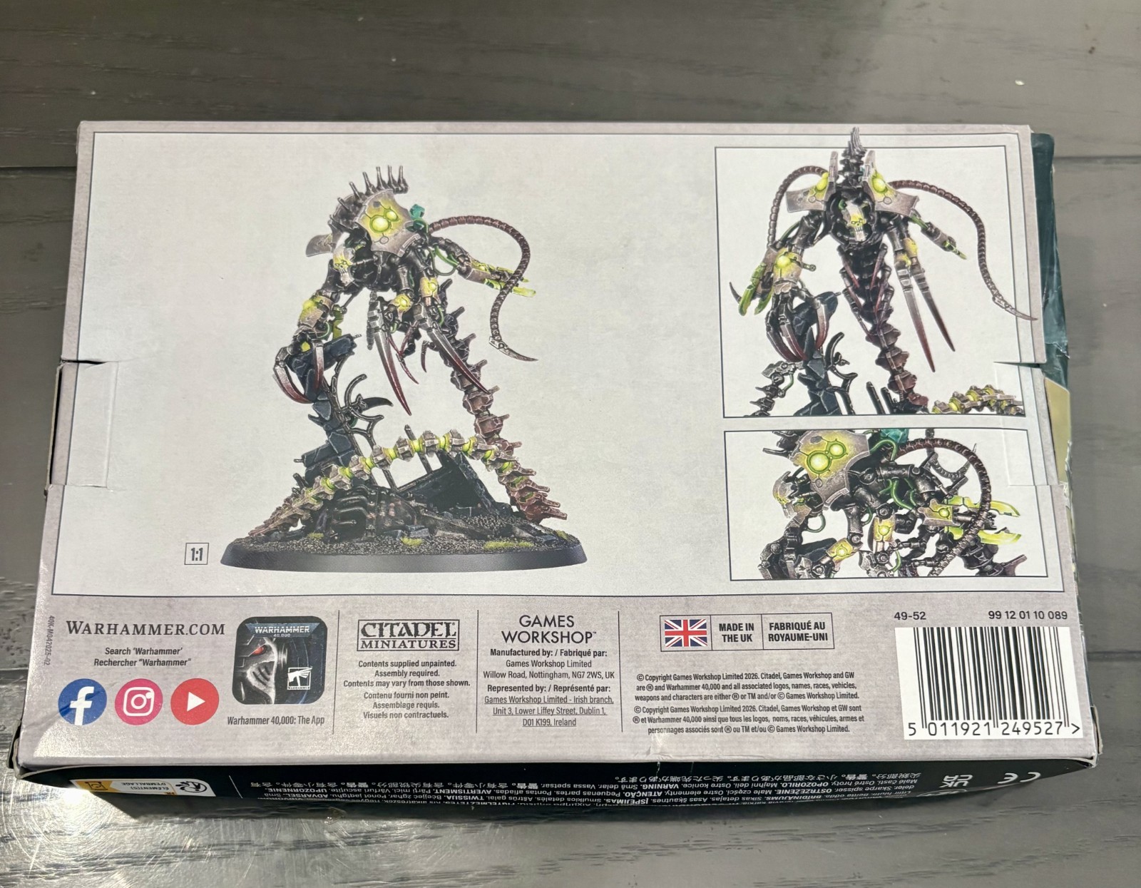 Warhammer 40K Necrons Nekrosor Ammentar Destroyer NiB (refer to pics)