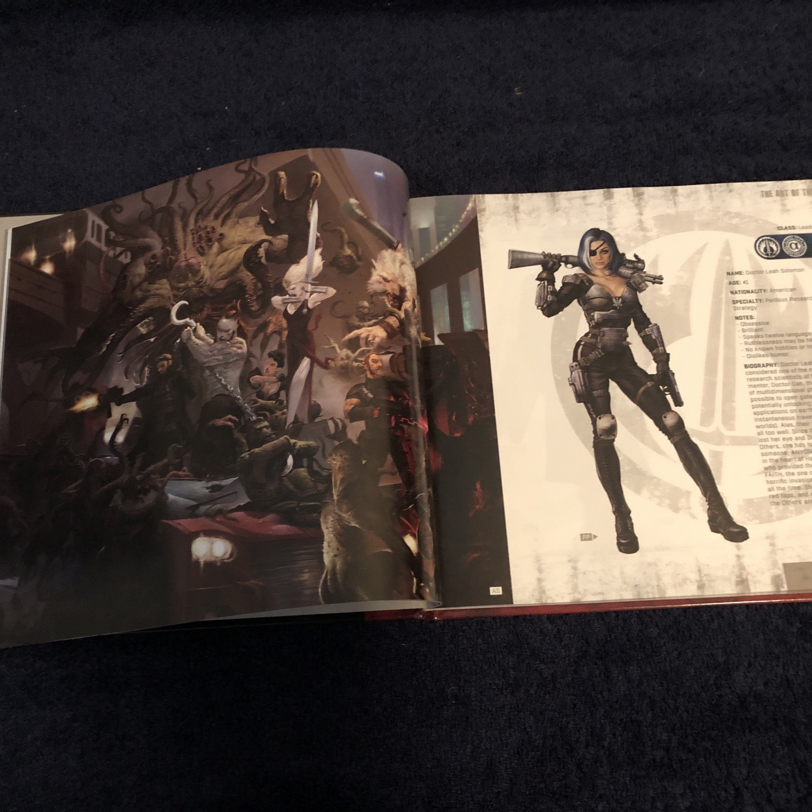 The Others 7 Sins Art Book Lore Board Game CMoN Gothic Horror