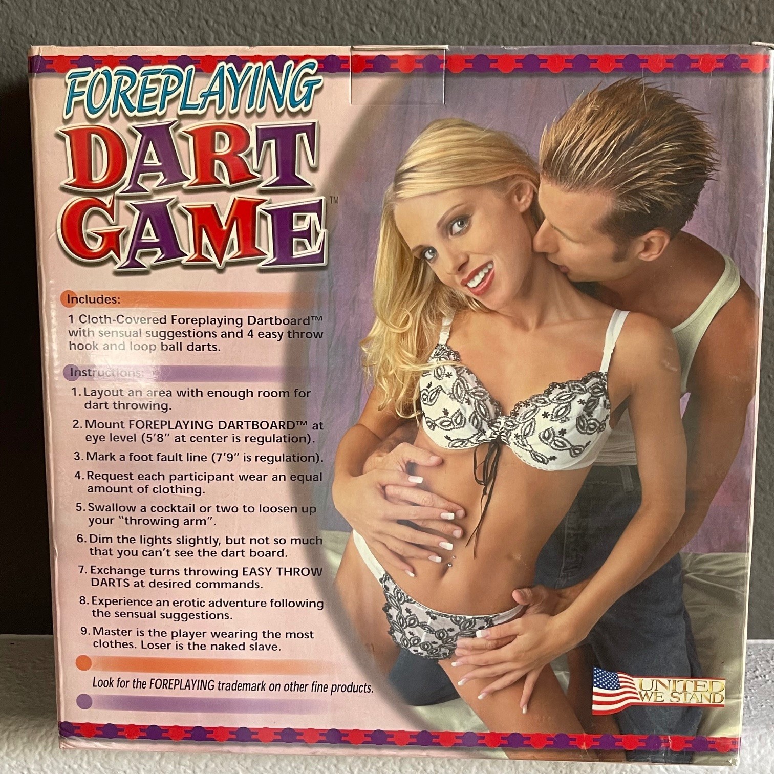 Foreplaying Dart Game RARE Vtg. Foreplay for Couples or Groups NEW for Adults
