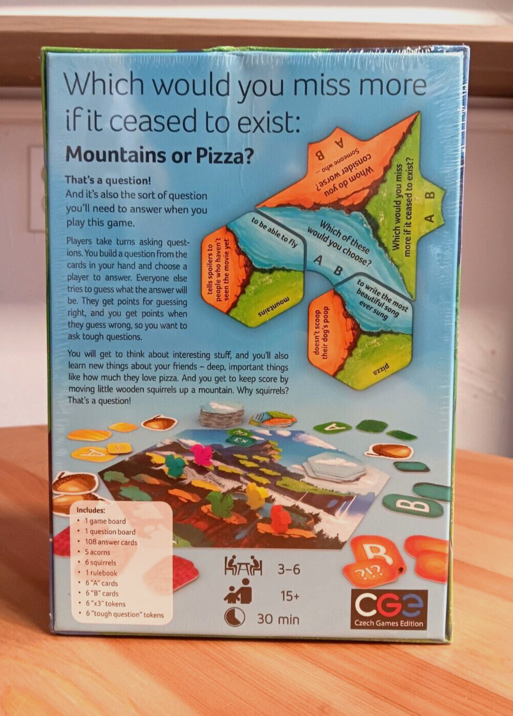 Czech Party Game Thats a Question Board Edition Vlaada Chvatil 3-6 Players
