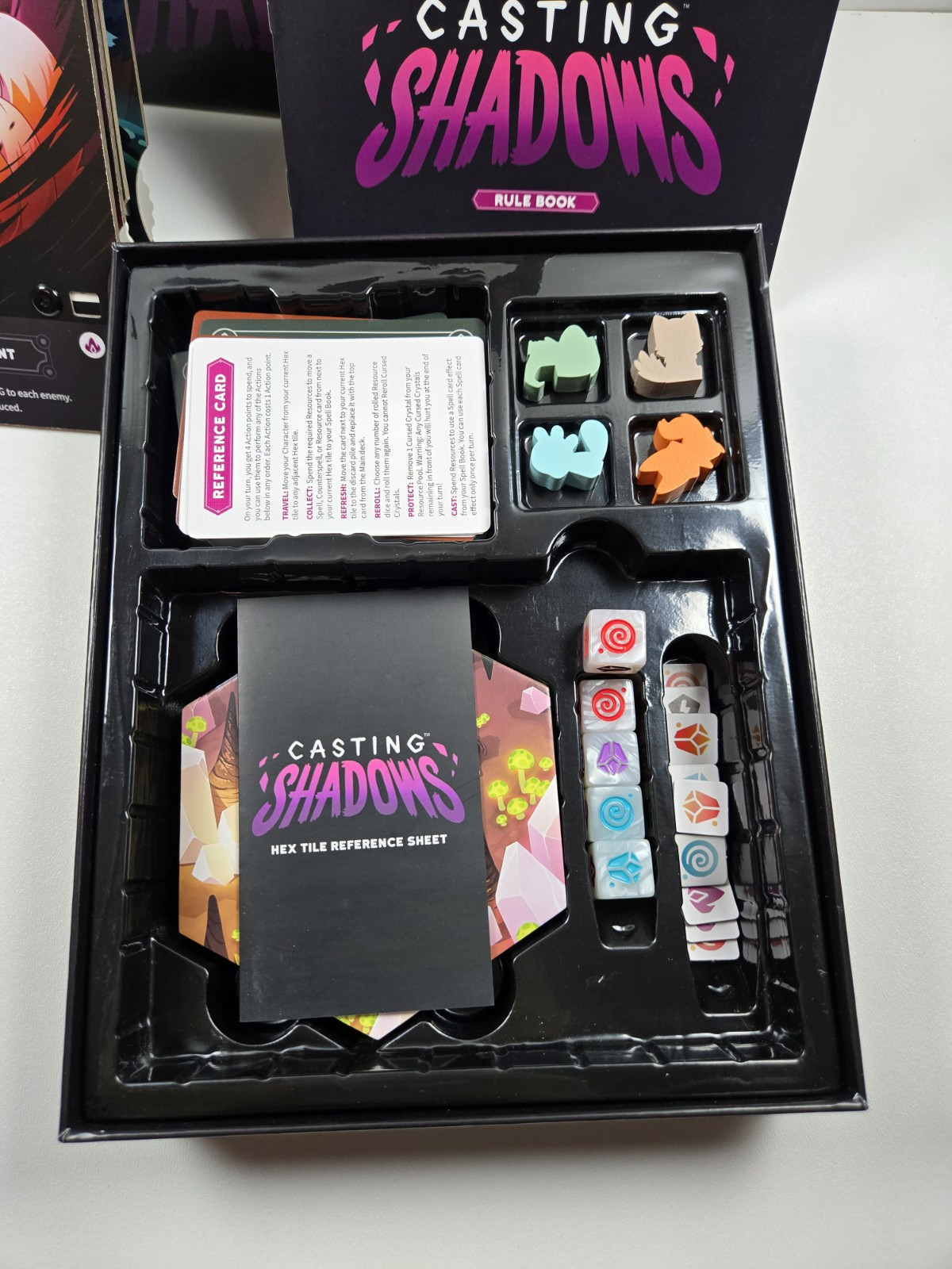 Casting Shadows Board Game Unstable Games Strategic Role Playing Kickstarter