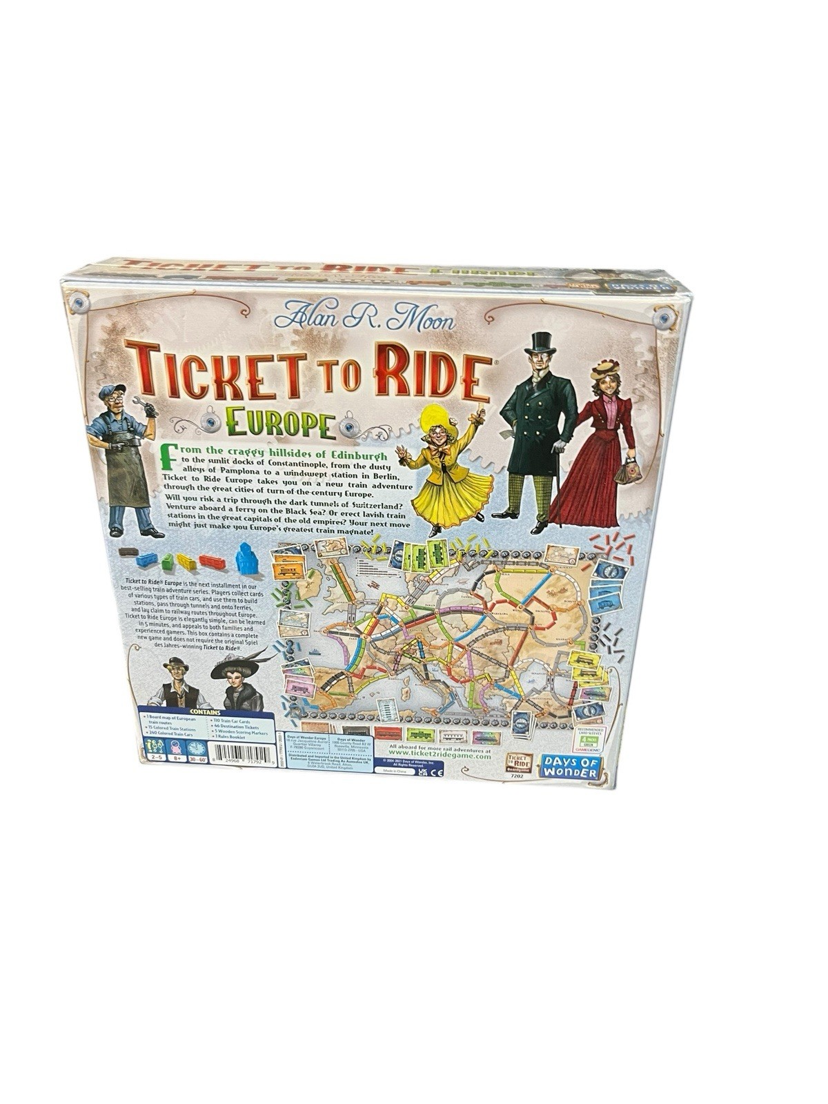 Days of Wonder Ticket to Ride Europe Board Game – New Sealed