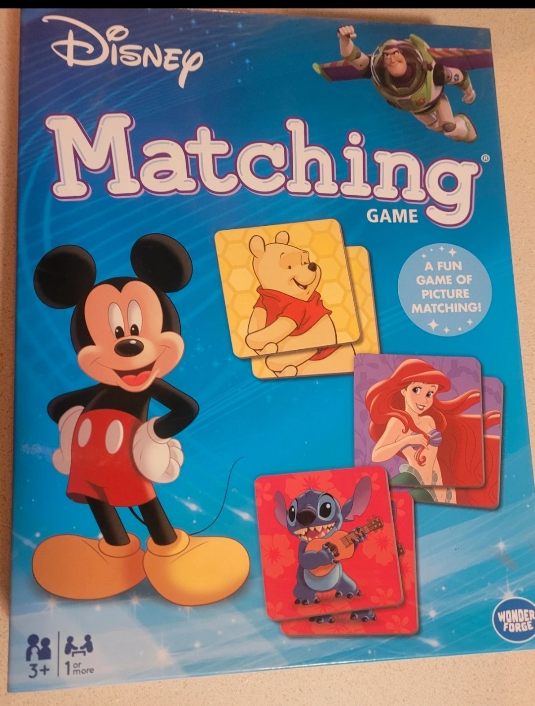 Wonder Forge Disney Classic Matching Memory Game