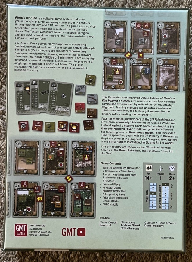 Fields of Fire Deluxe Edition by GMT Games 2024, Shrinkwrap, OOP