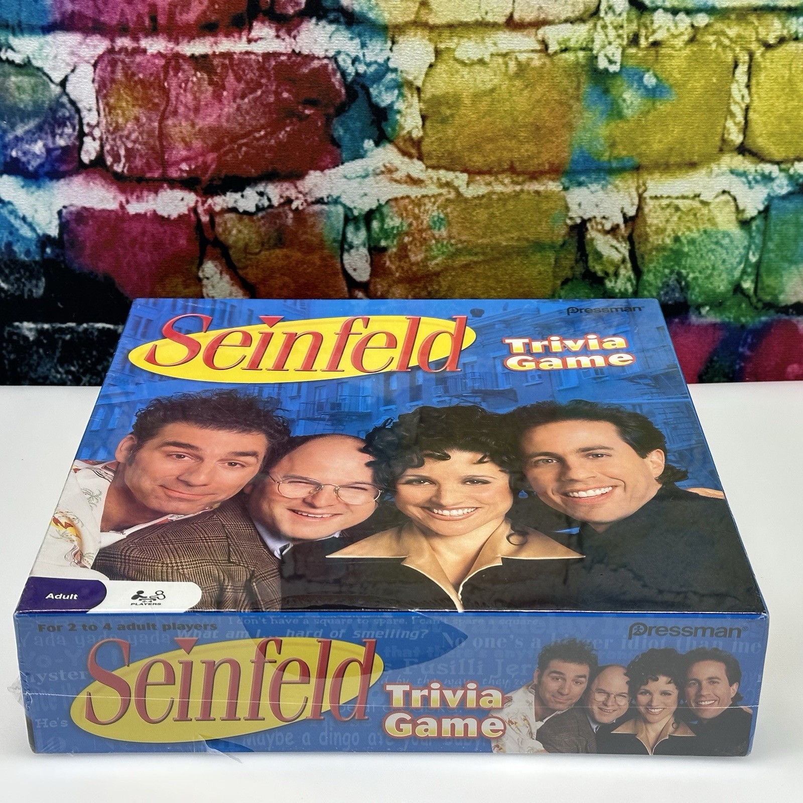 Seinfeld TRIVIA GAME BOARD GAME 2009 PRESSMAN Adult 2-4 Players Jerry Sealed NEW