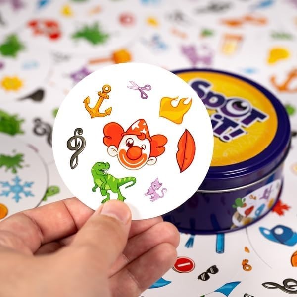spot it! classic card game (pocket edition) | matching game | fun kids game f…