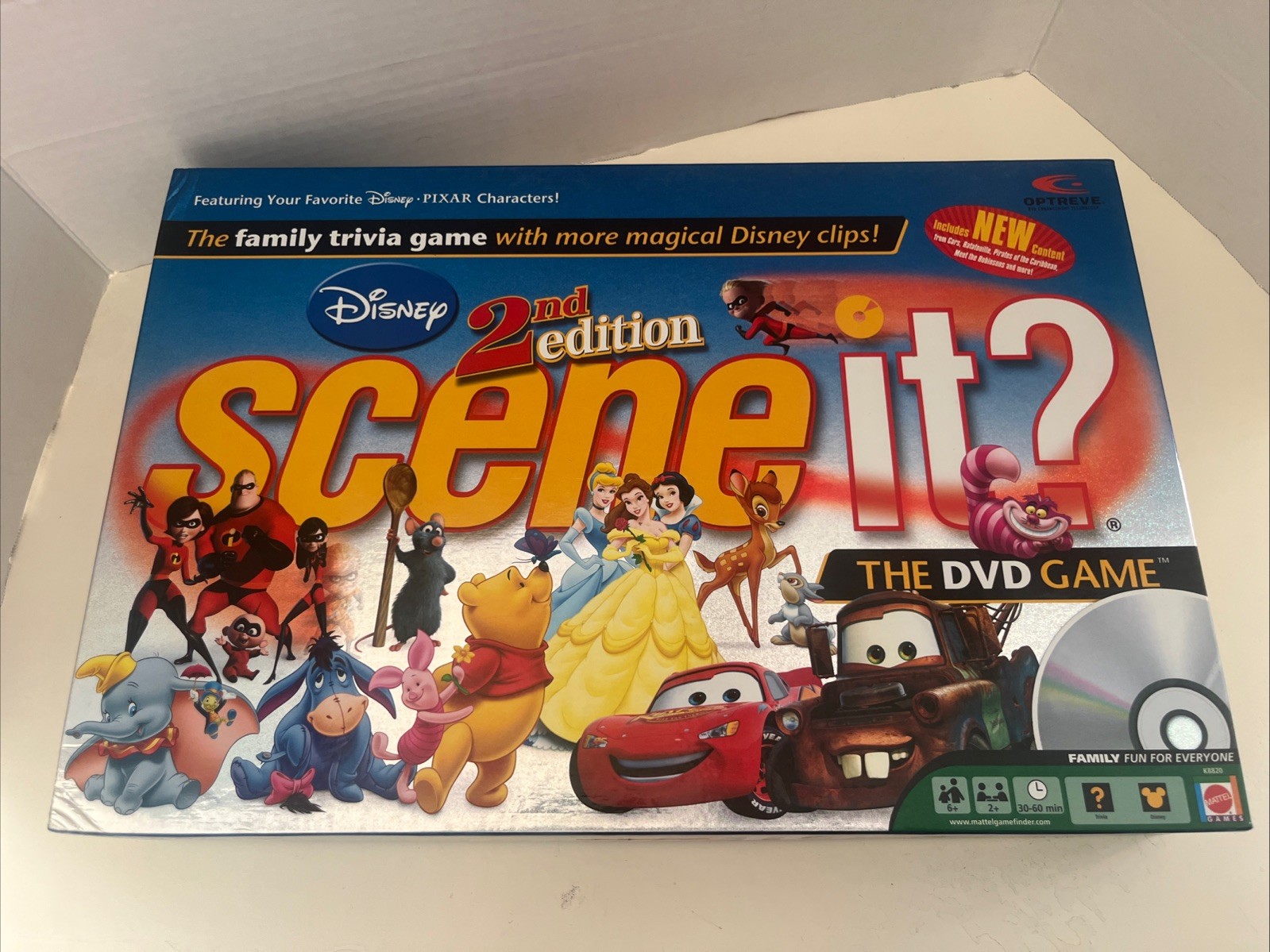 Disney Scene It – DVD Game – 2nd Edition – COMPLETE – ScreenLife – 2007 – Trivia