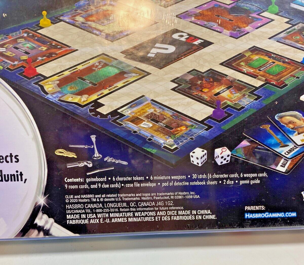 Clue the Classic Mystery Game Hasbro 2020 Includes Fun Activity Sheet New Sealed