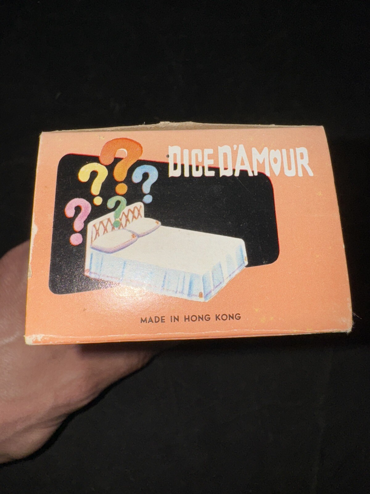 Vintage Dice D’Amour Adult Love Game Price Hong Kong NOS W/Box Naughty & Sexy