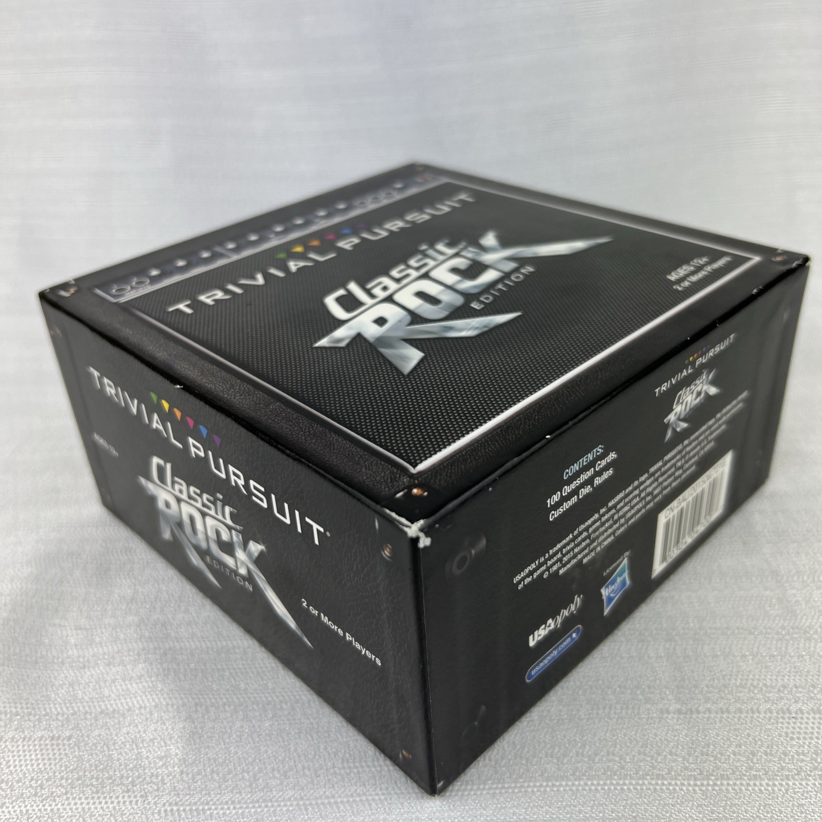 Trivial Pursuit Classic Rock Edition 100 Cards USAopoly 2015 RARE 100% Complete
