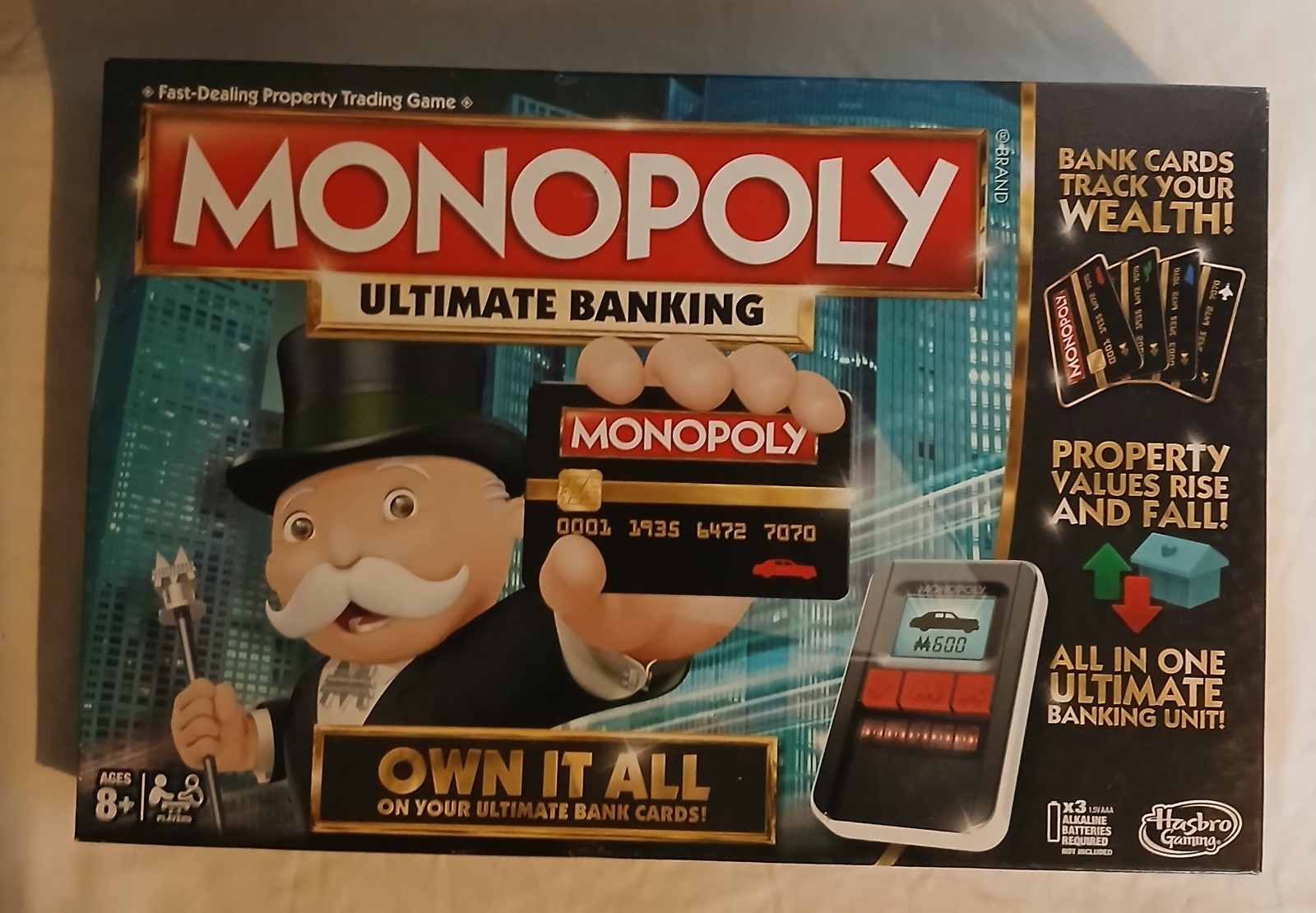 Monopoly Electronic Banking Edition Board Game 2016 Complete Credit Card Works