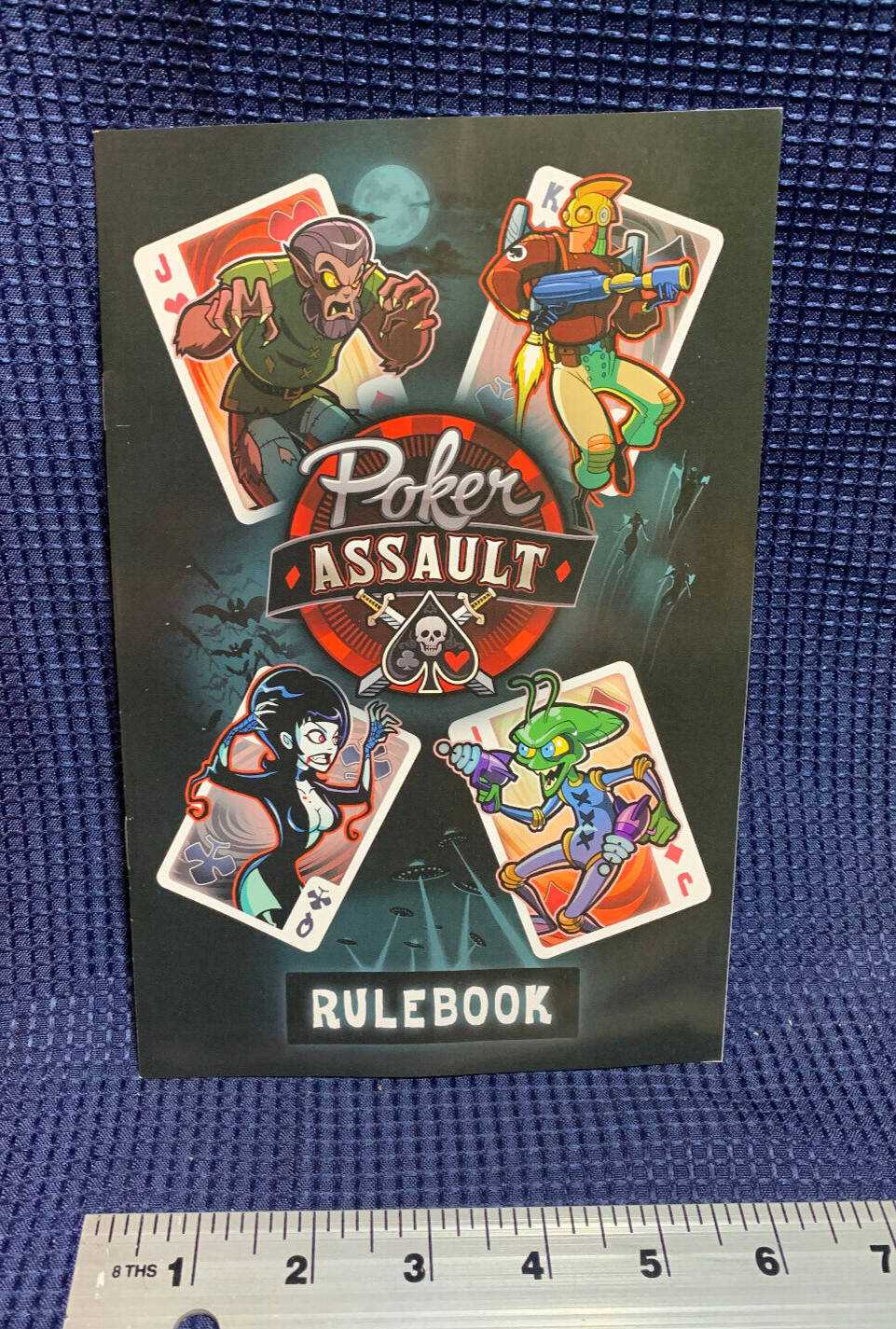Poker Assault — Cryptozoic — Card Game — Complete — Free Shipping