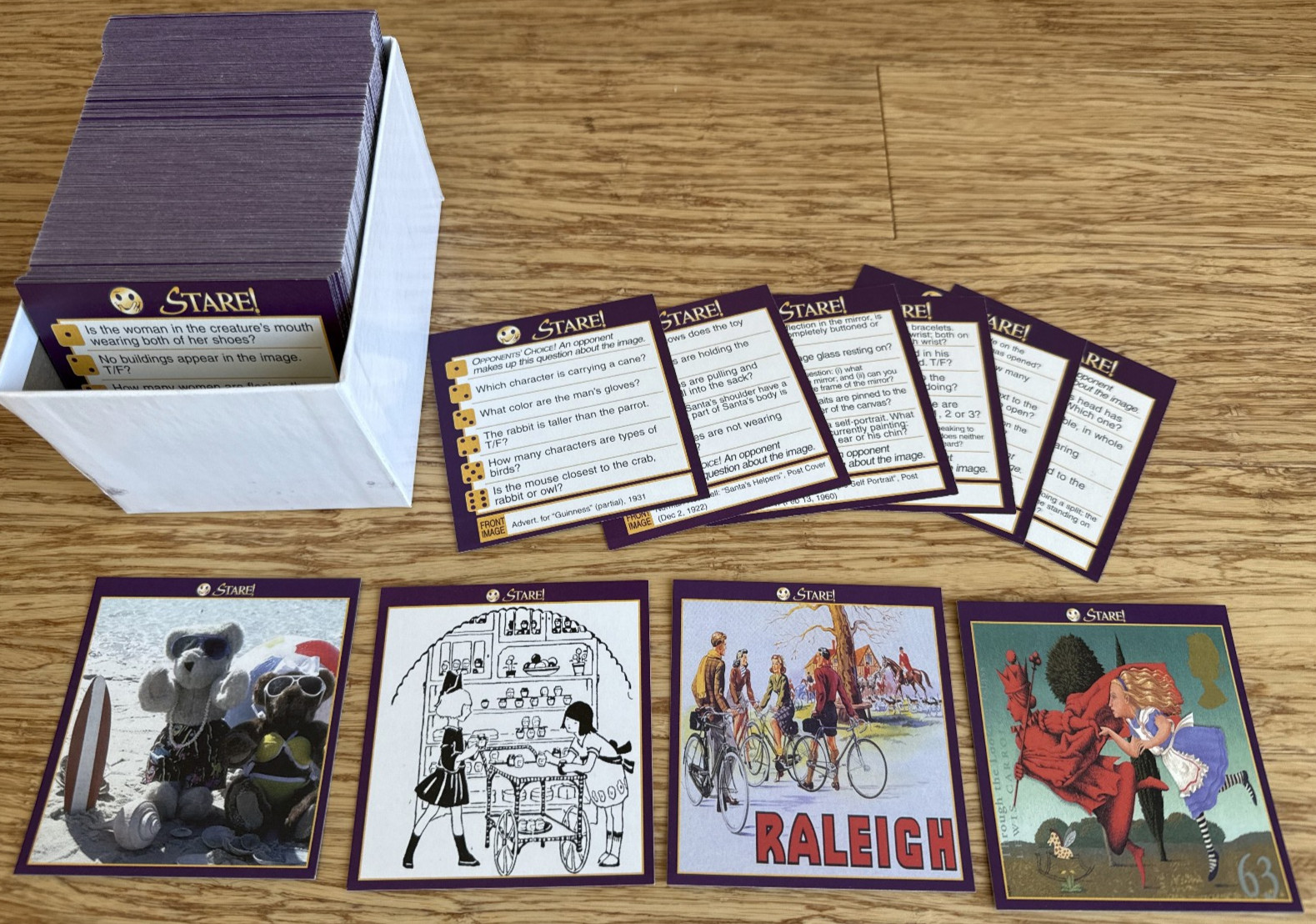 Stare! Can You Get It? Board Game 1st Ed Test Your Memory, Observe, Recall