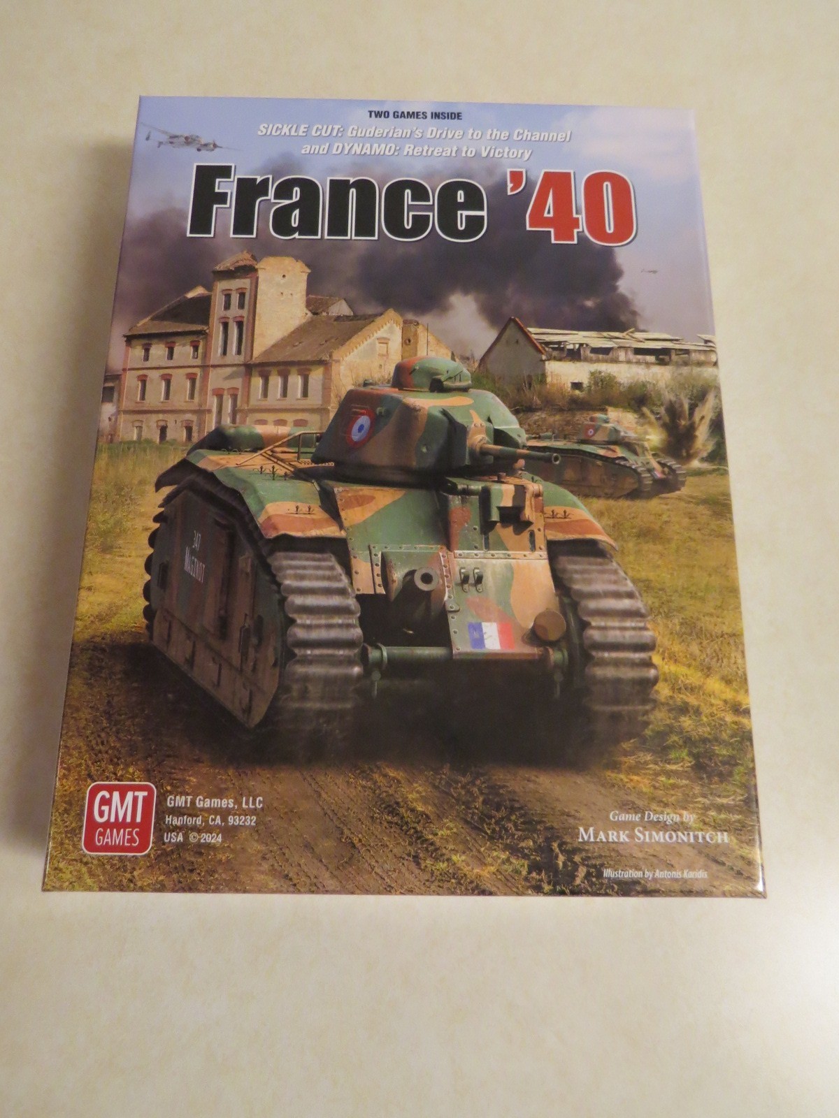 France ’40 – Sickle Cut & Dynamo (2nd Ed) Box-GMT Games Incl Errata Counters