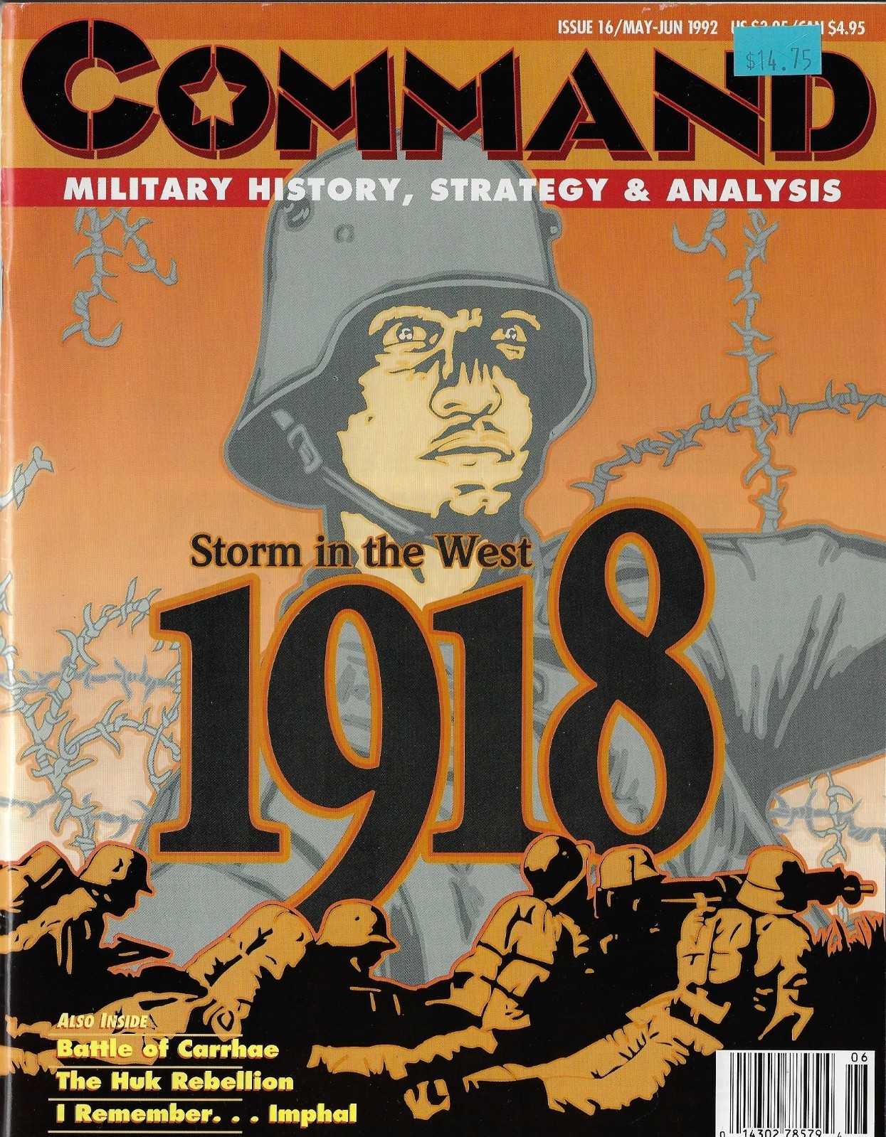 Command Magazine #16 1918 Storm in the West WWI; Operation Desert Weirdness