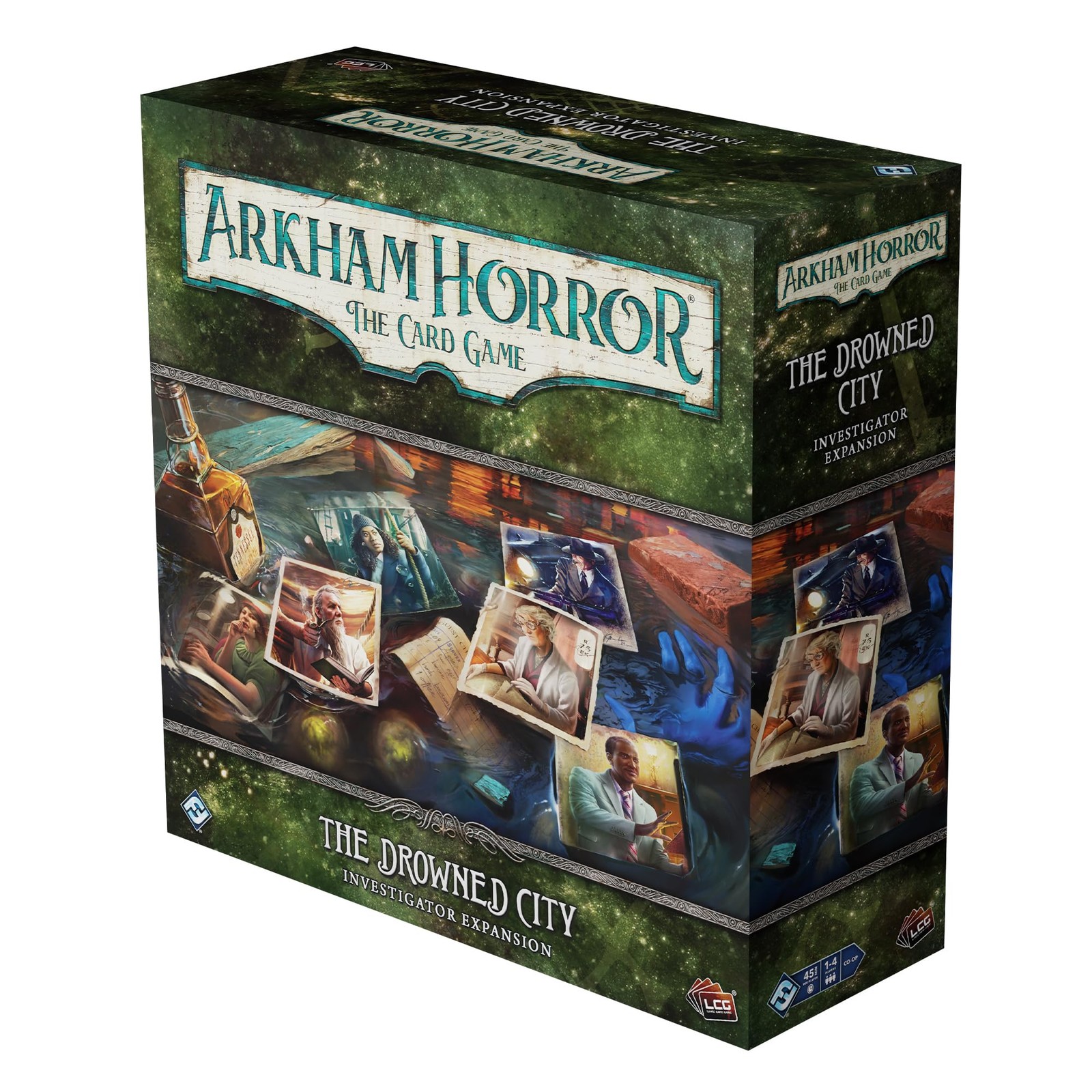 Asmodee Arkham Horror The Card Game The Drowned City Investigator Expansion -…