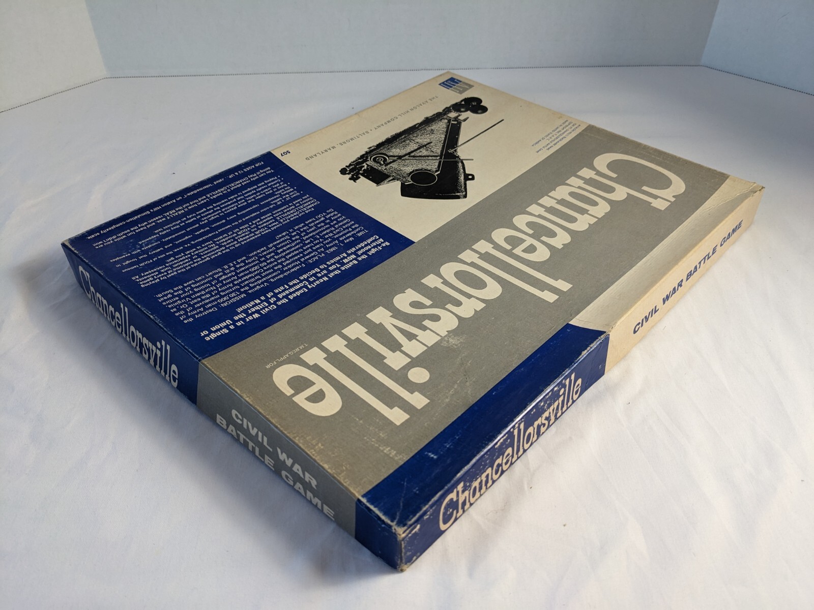 CHANCELLORSVILLE War Board Game COMPLETE Avalon Hill 1961