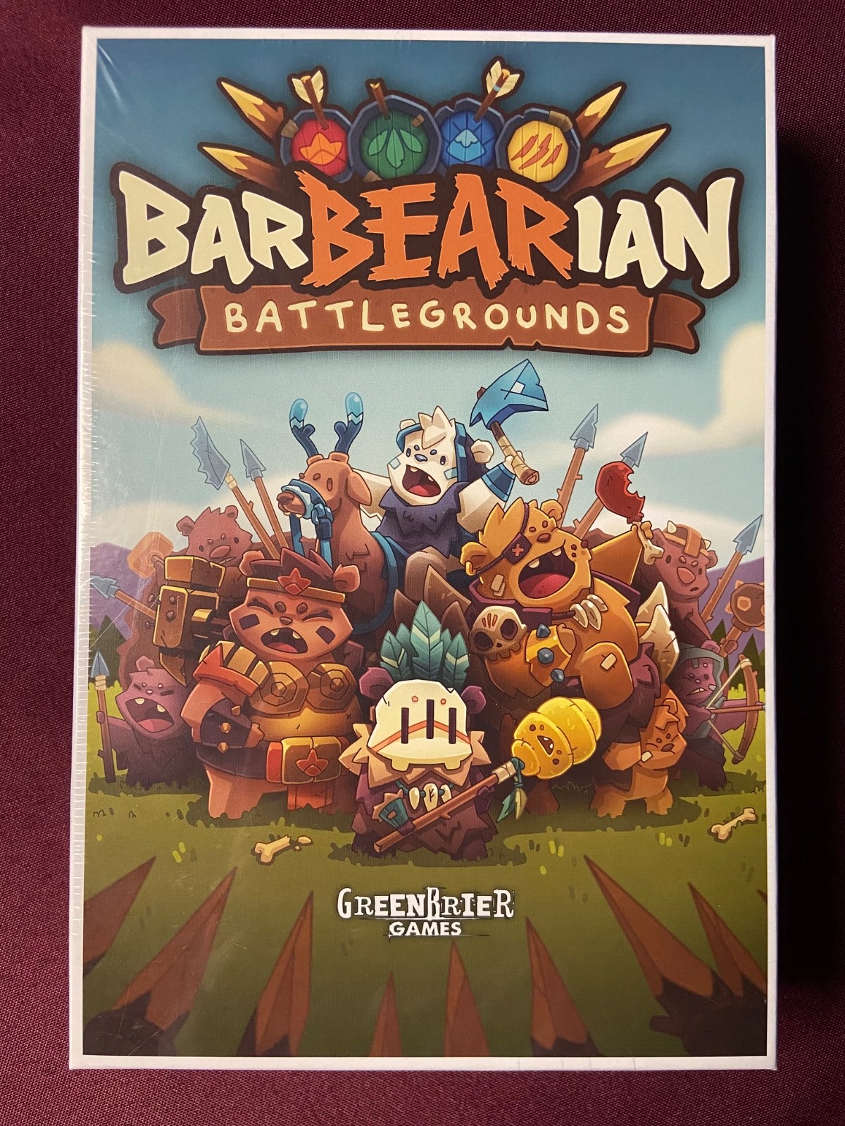 BarBEARian Battlegrounds 1st Edition Game – New Sealed – Cute Fun Strategy Game