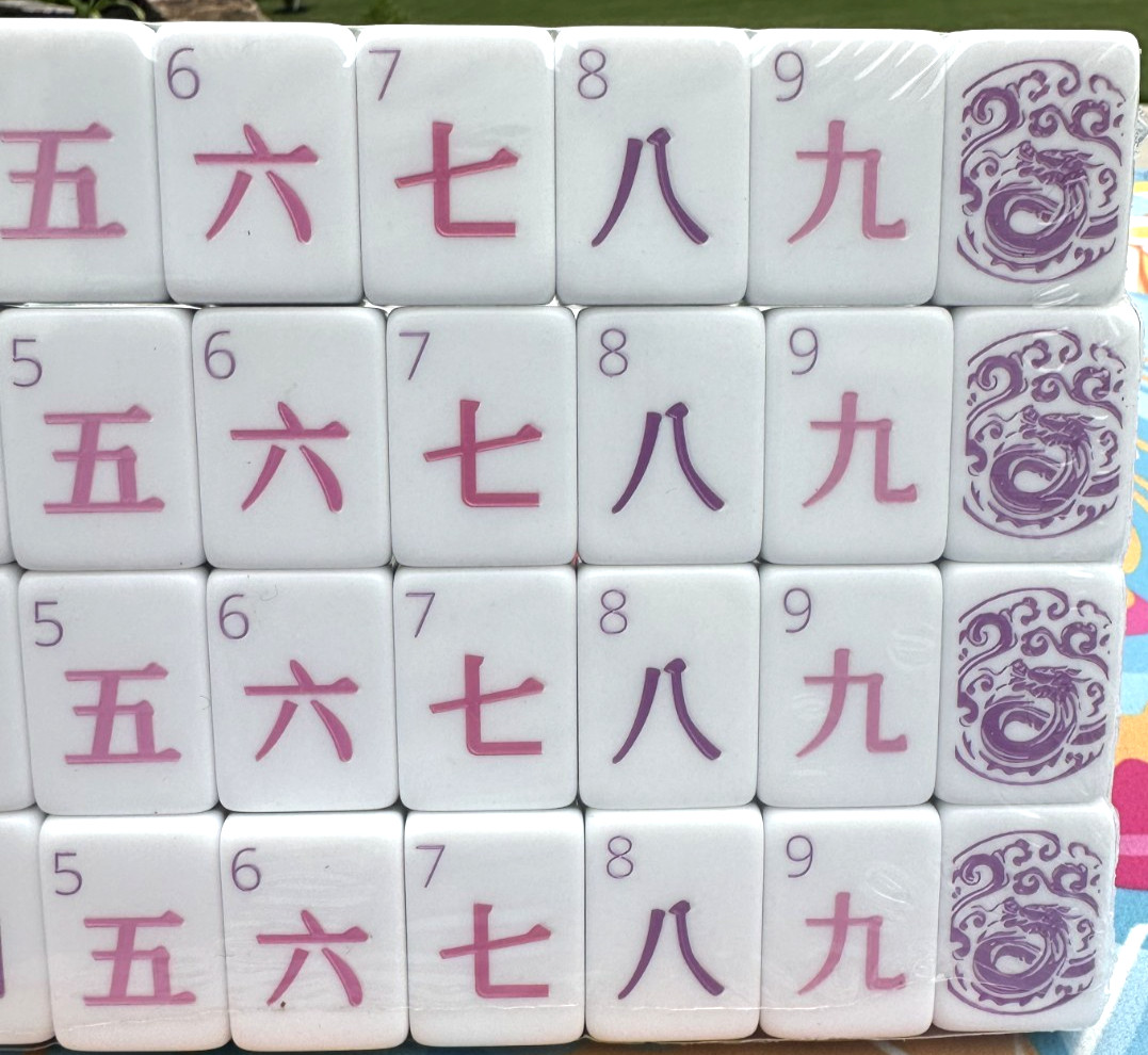LIM0NCELLO 4 Layer Acrylic Mahjong Tiles Full American Set 160 Tiles US SELLER!