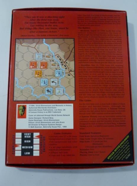 Moments in History – A FAMOUS VICTORY – Game of Blenheim & Ramillies (UNPUNCHED)