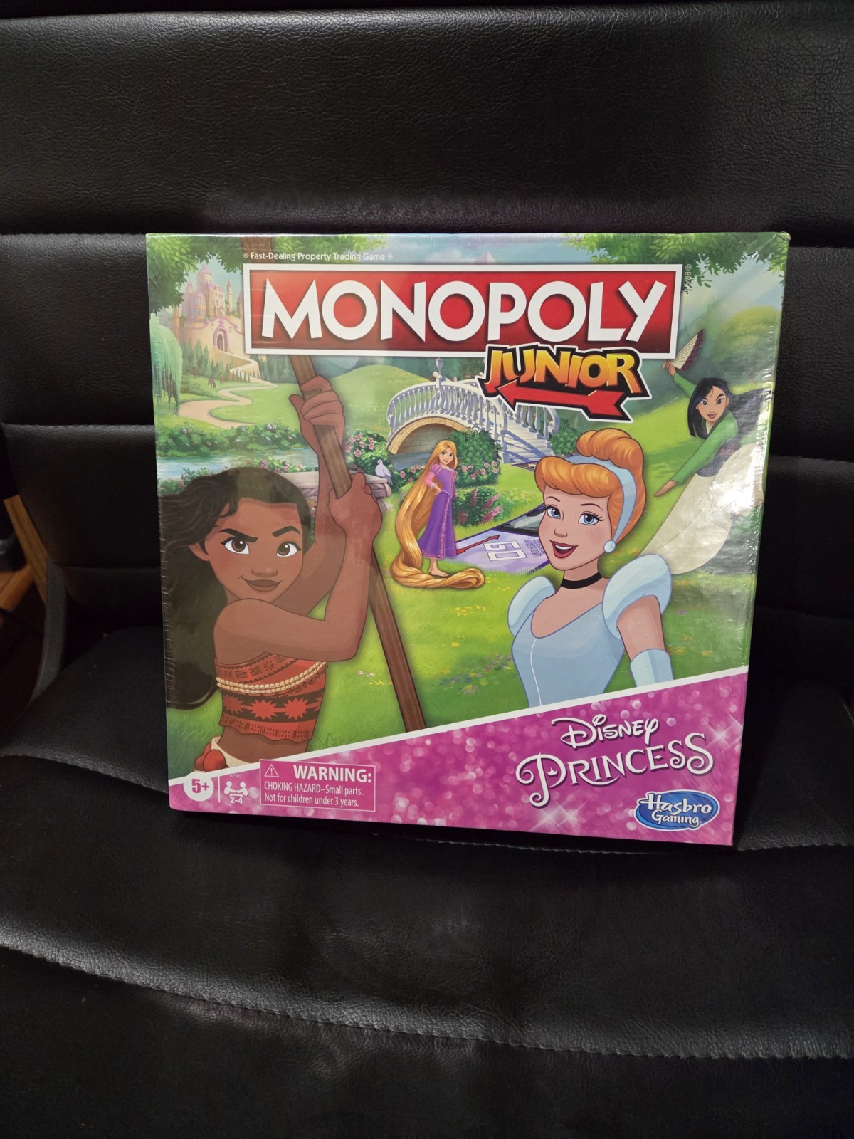 MONOPOLY Junior: Disney Princess Edition Board Game for Kids Ages 5 and Up *NEW!