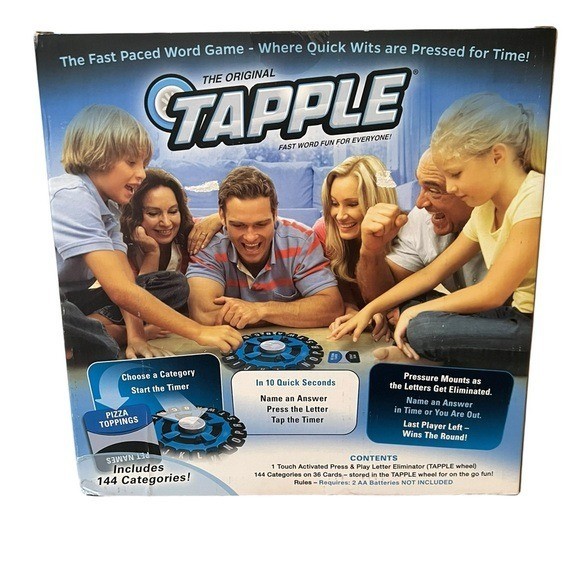 USAOPOLY The Original TAPPLE, The Fast-Paced Family Board Game