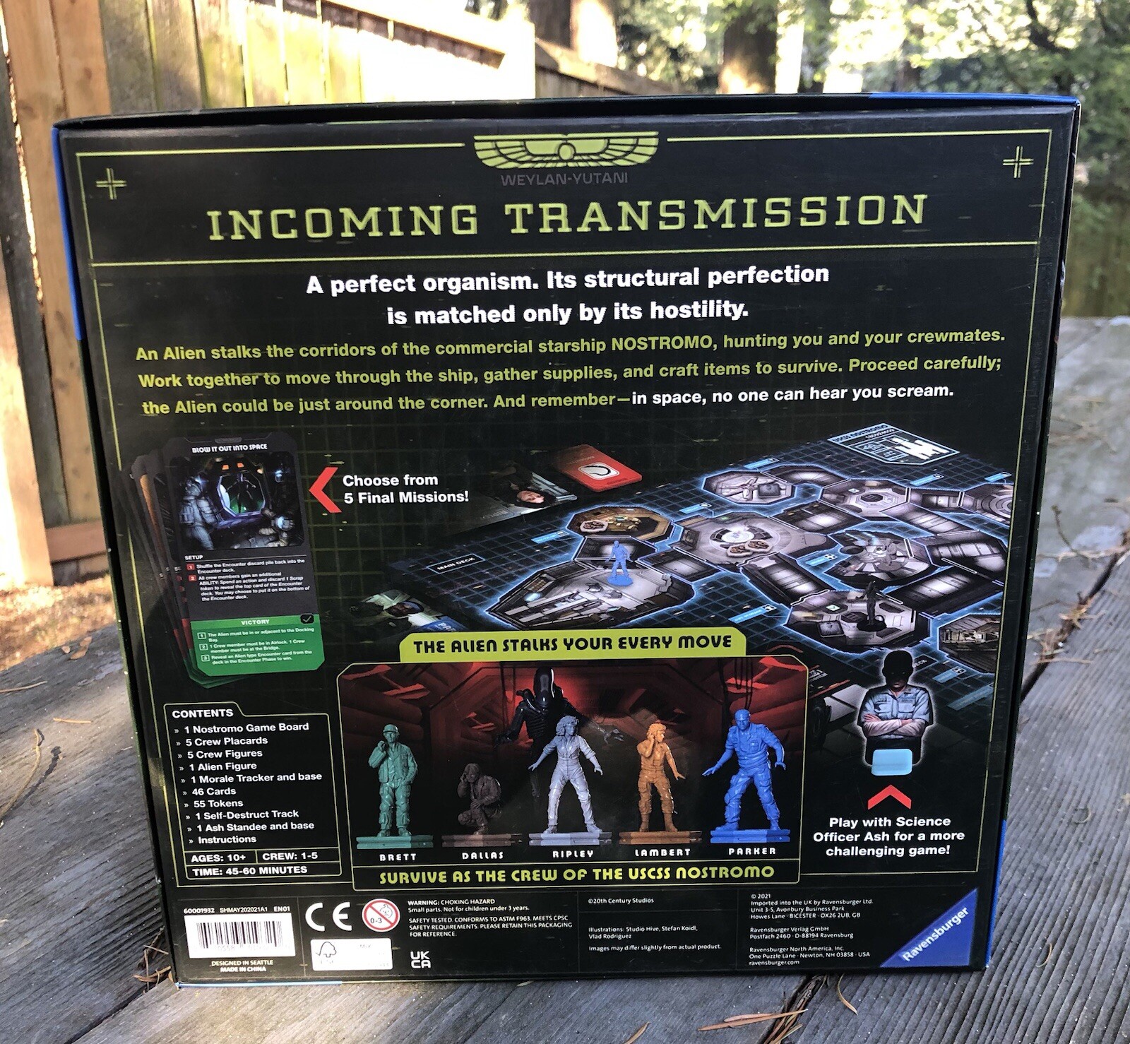 Alien: Fate of The Nostromo Board Game, Complete – Good condition