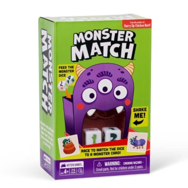 Monster Match Board Game: Educational Social Skills, Fast Play, 2-6 Players