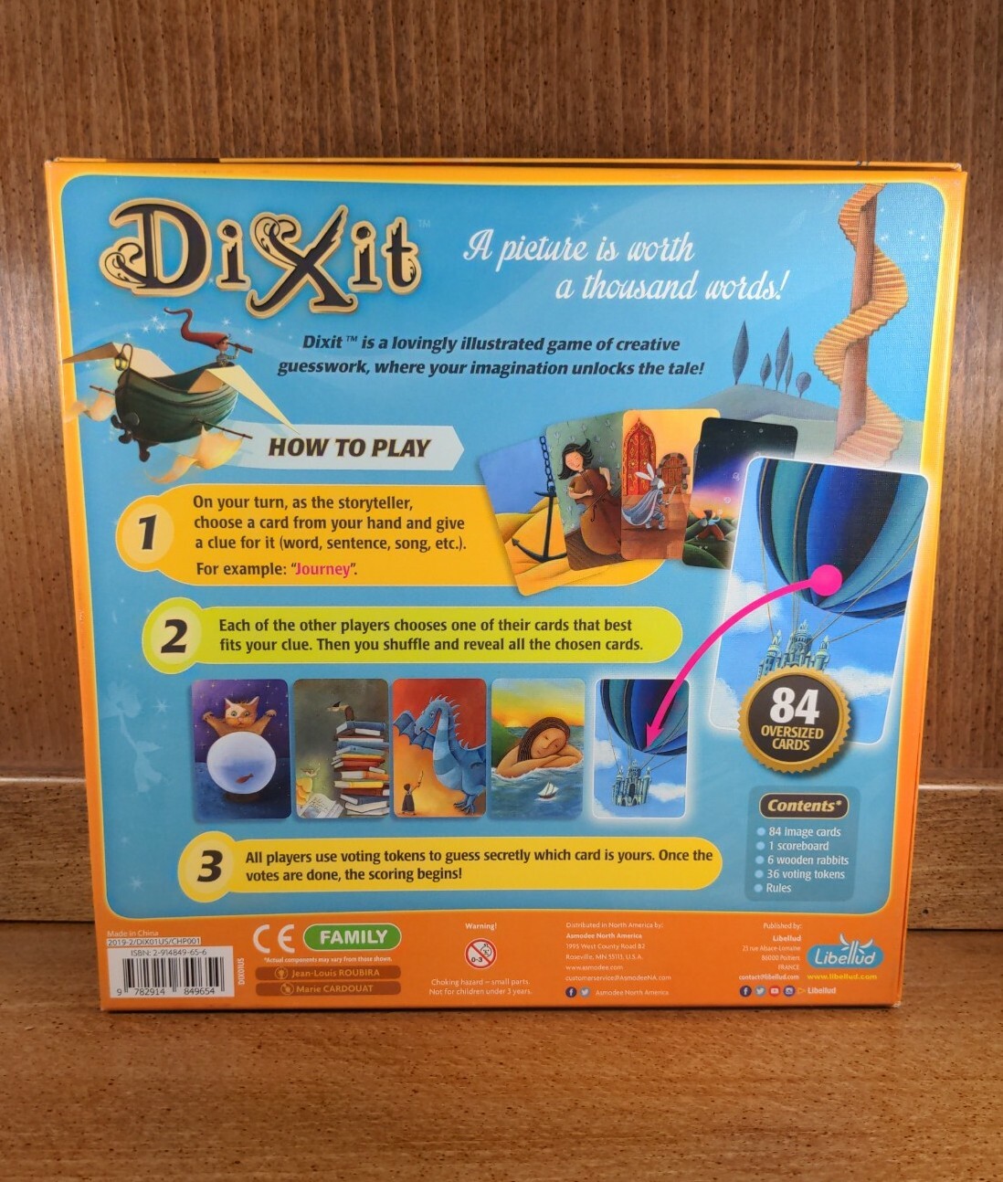 Asmodee Dixit Board Game Libellud Asmodee 2019 – DIX01
