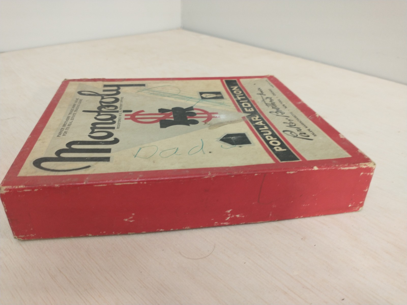 Vintage 1950’S Monopoly Popular Edition Parker Bros./ FLINCH 1938/